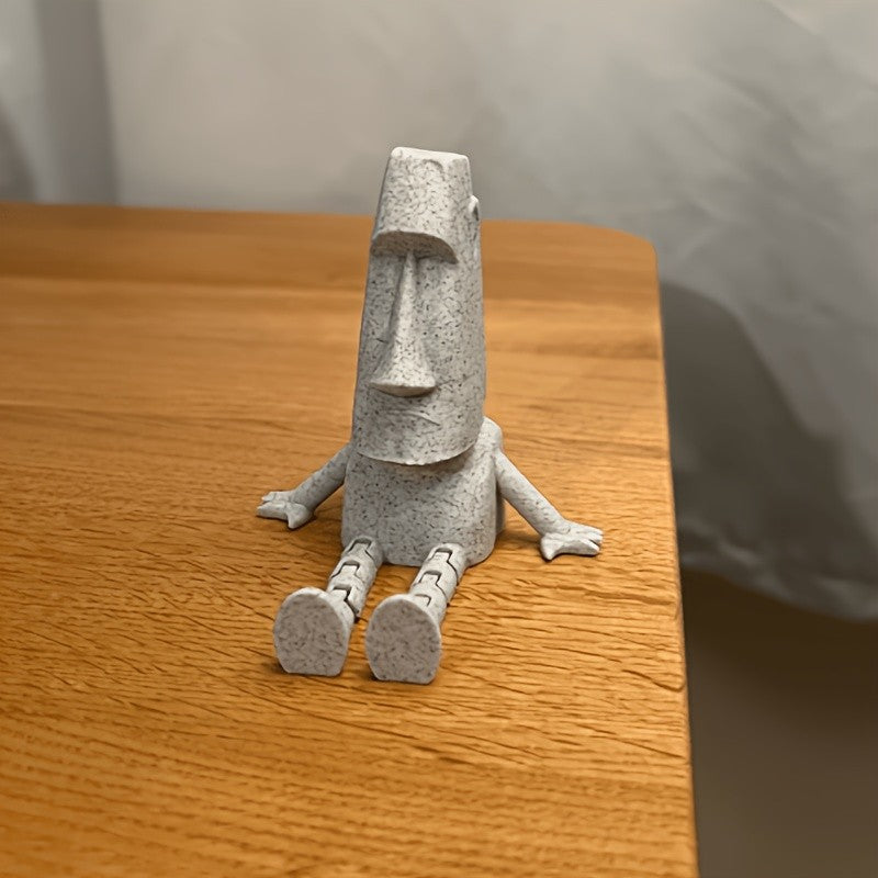 Poseable Moai Figure