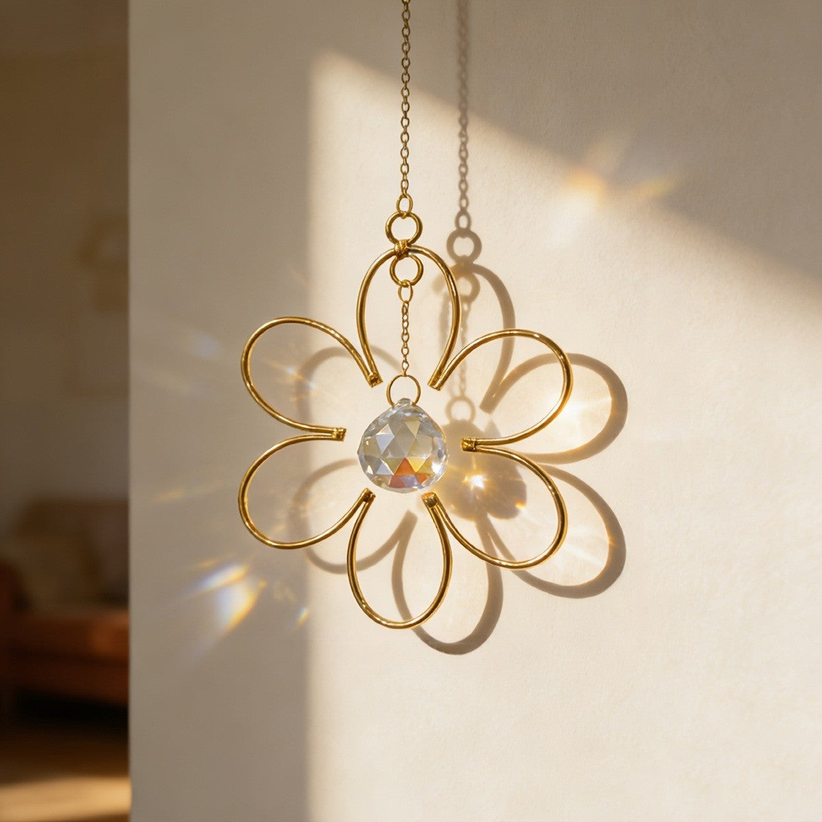 Open Petal Flower Suncatcher
