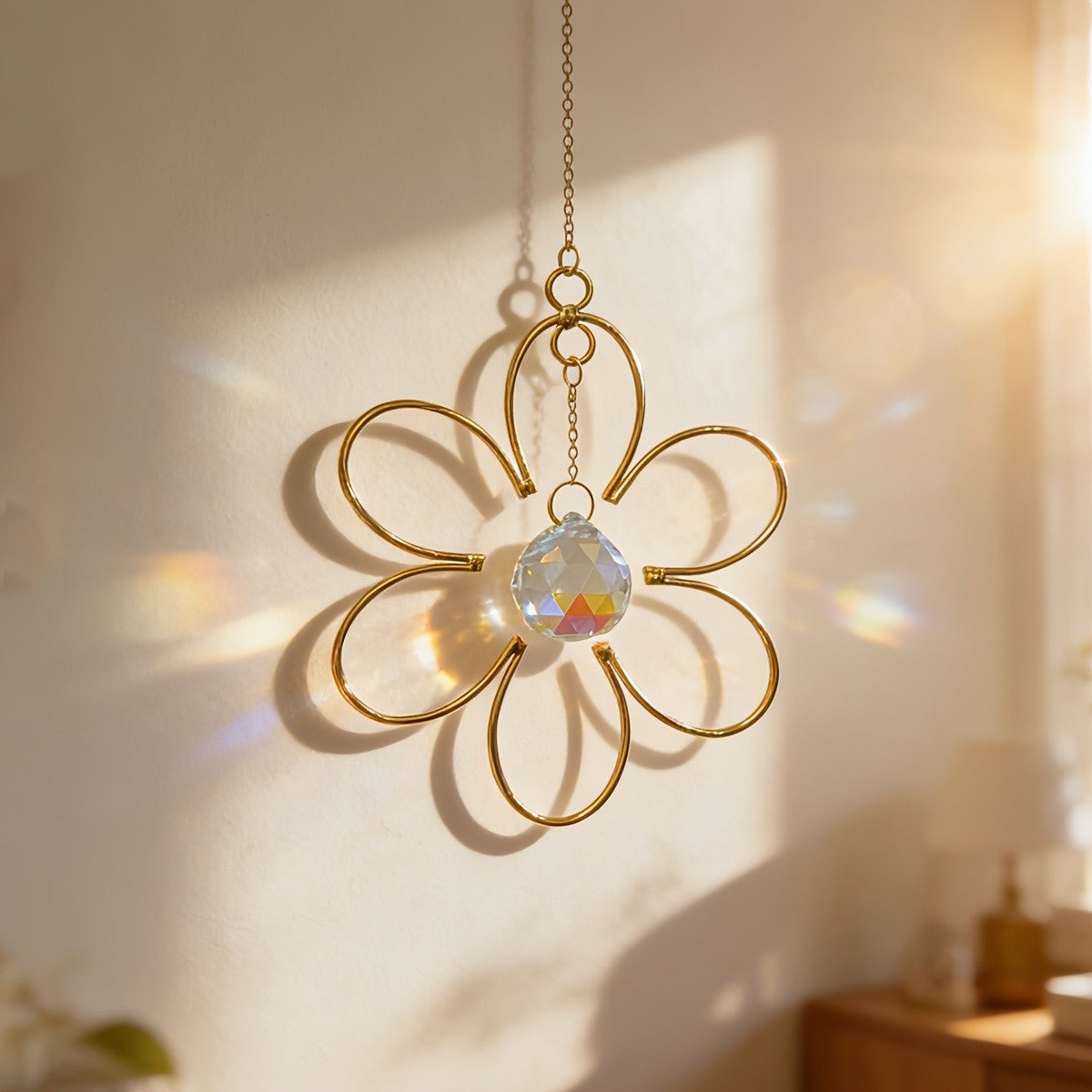 Open Petal Flower Suncatcher