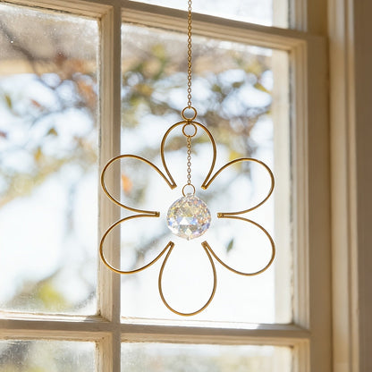 Open Petal Flower Suncatcher