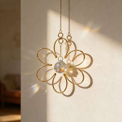 Open Petal Flower Suncatcher