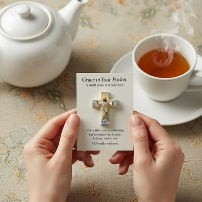 Jesus Cross Encouragement Card