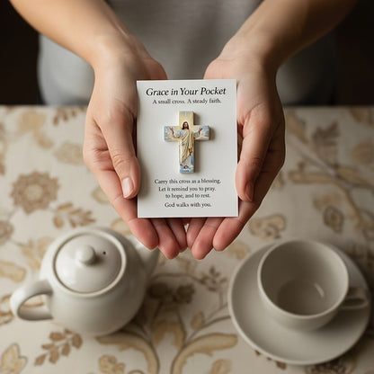 Jesus Cross Encouragement Card
