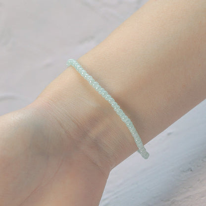 Mint Stone Bar Bracelet