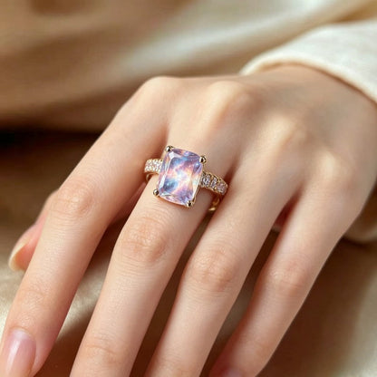 Nebula Square Statement Ring