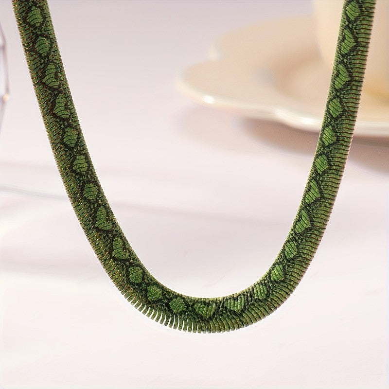 Snake Bone Chain Necklace