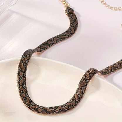 Snake Bone Chain Necklace