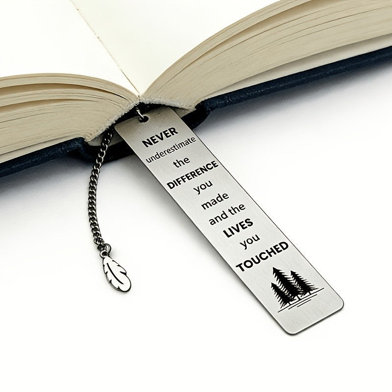 Pine Tree Engraved Bookmark