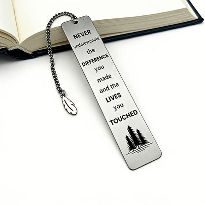 Pine Tree Engraved Bookmark