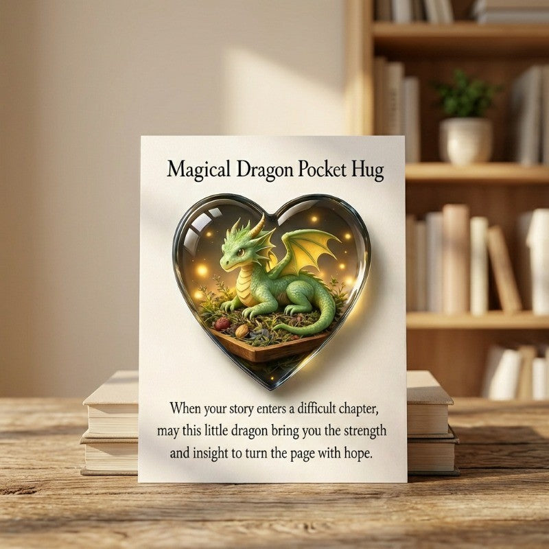 Magical Dragon Heart Pocket Hug