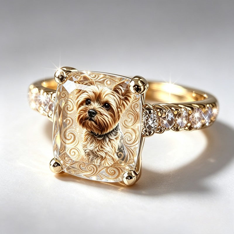 Yorkshire Terrier Square Ring