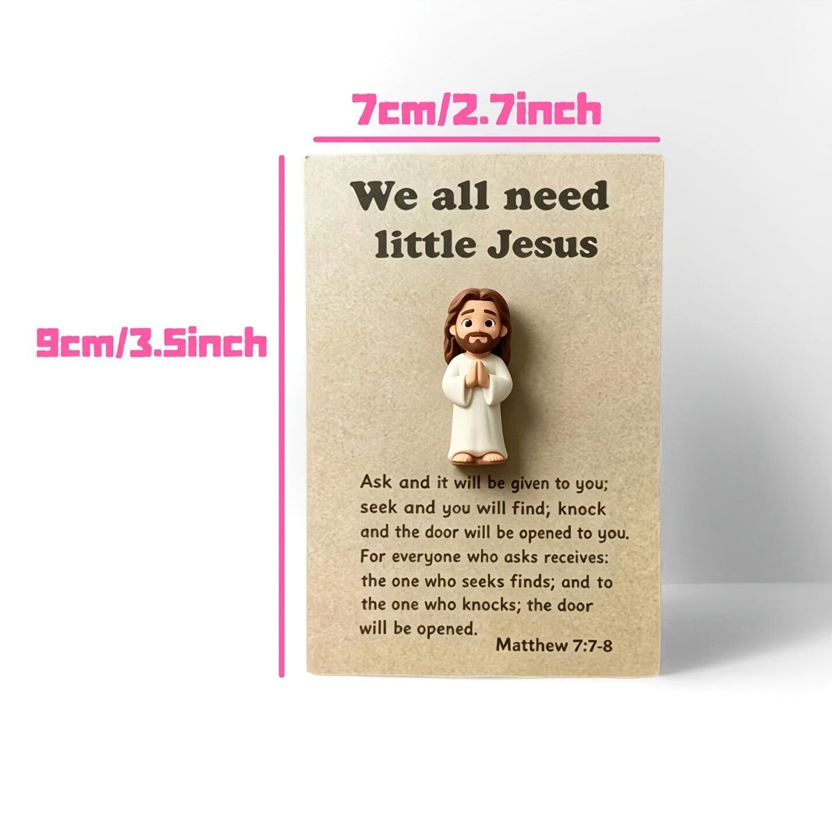 Prayer Figure Keepsake Card