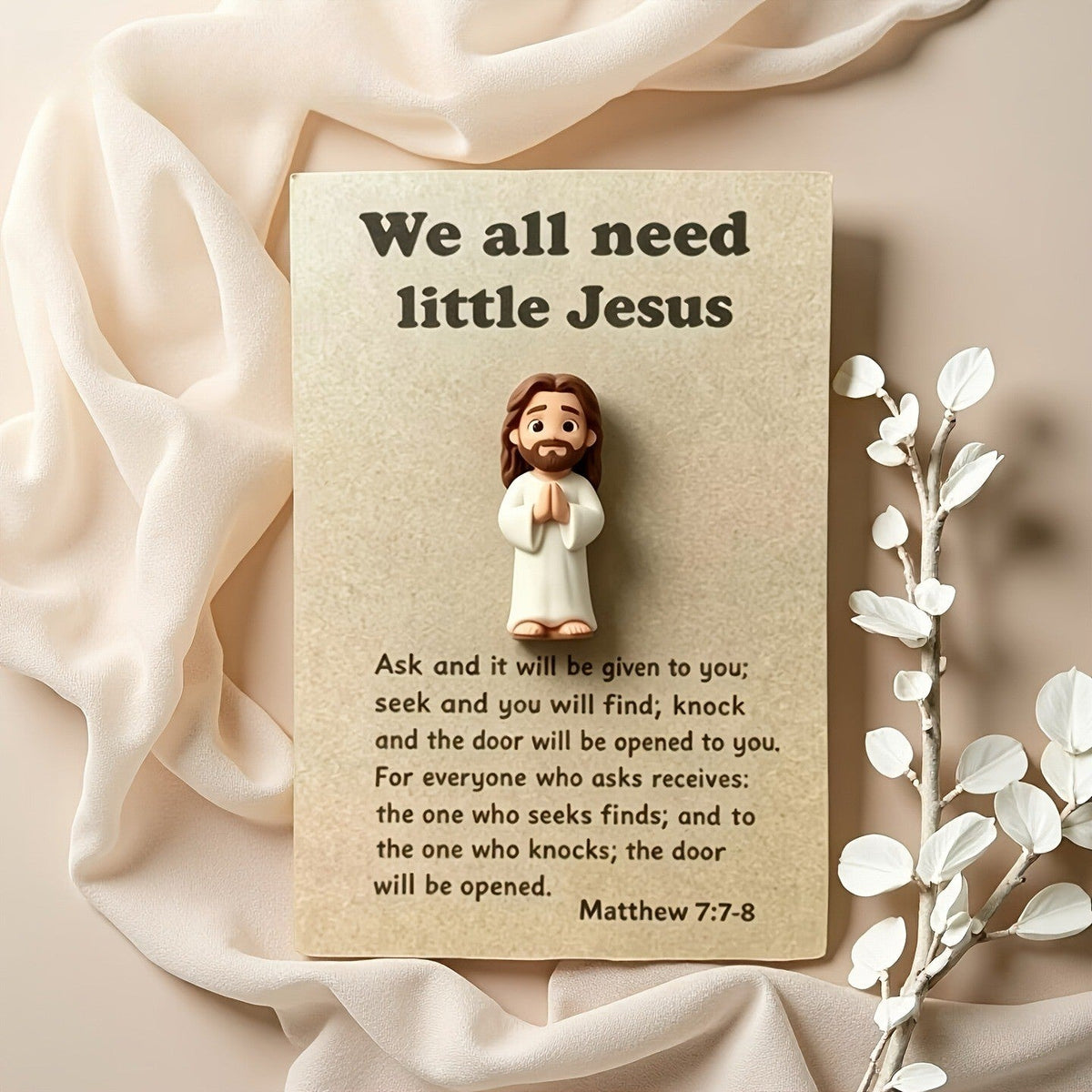 Prayer Figure Keepsake Card