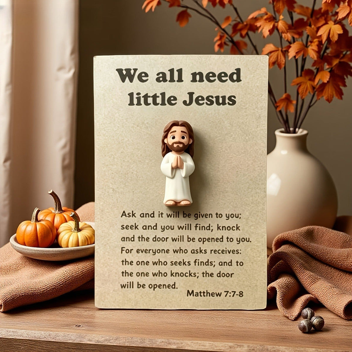 Prayer Figure Keepsake Card