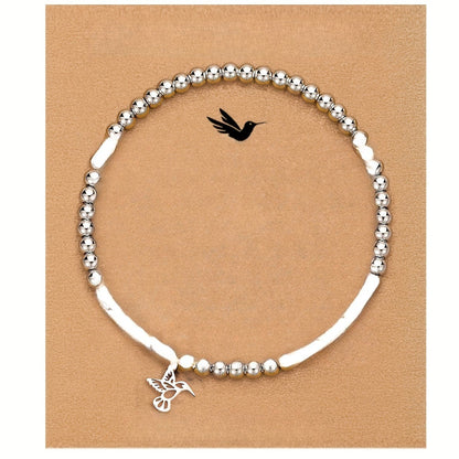 Hummingbird Bead Bracelet