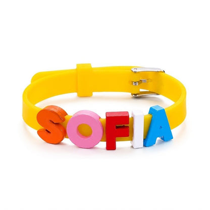 Colorful Letter Name Bracelet