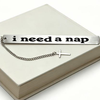 Engraved Nap Quote Bookmark