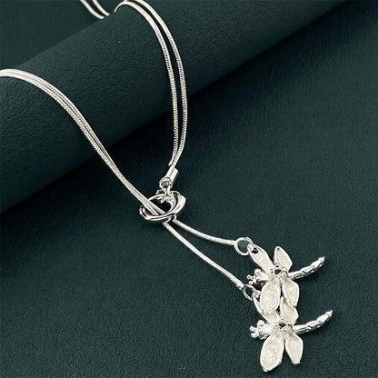 Pavé Dragonfly Y-Necklace