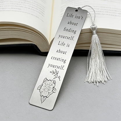 Floral Quote Bookmark