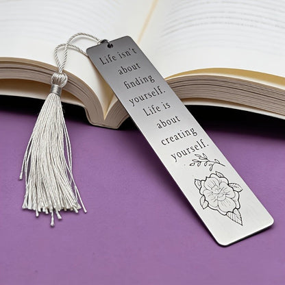 Floral Quote Bookmark