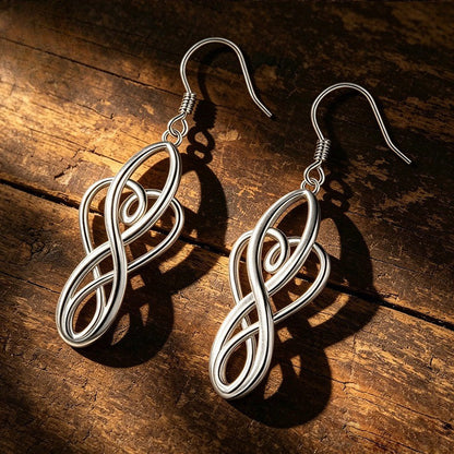 Infinity Loop Dangle Earrings