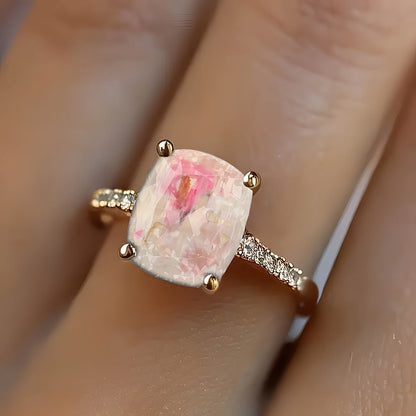 Abstract Art Square Ring