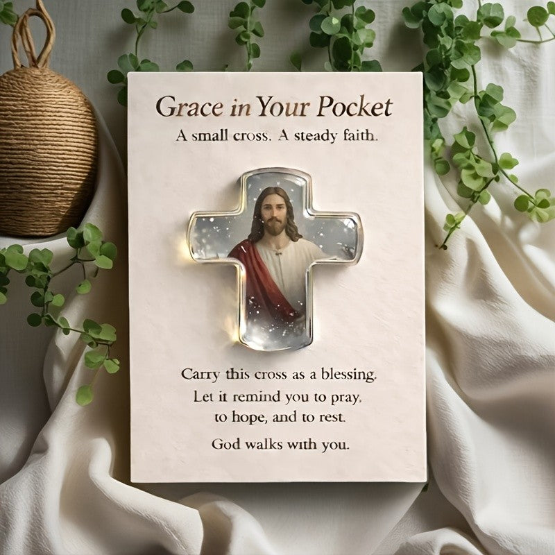 Jesus Cross Pocket Card
