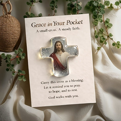 Jesus Cross Pocket Card