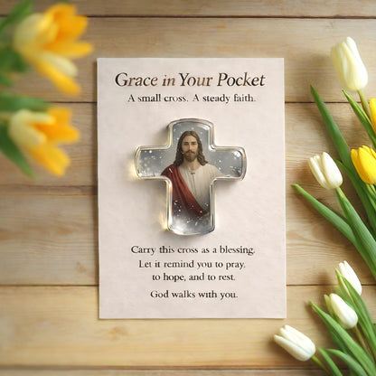 Jesus Cross Pocket Card