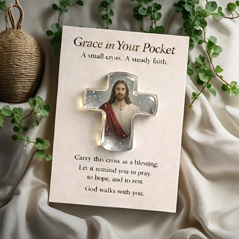 Jesus Cross Pocket Card