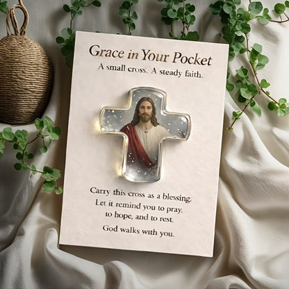Jesus Cross Pocket Card