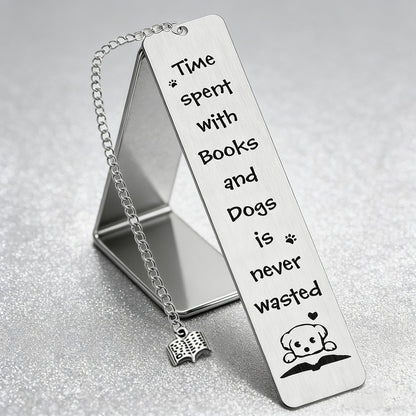 Books and Dogs Bookmark