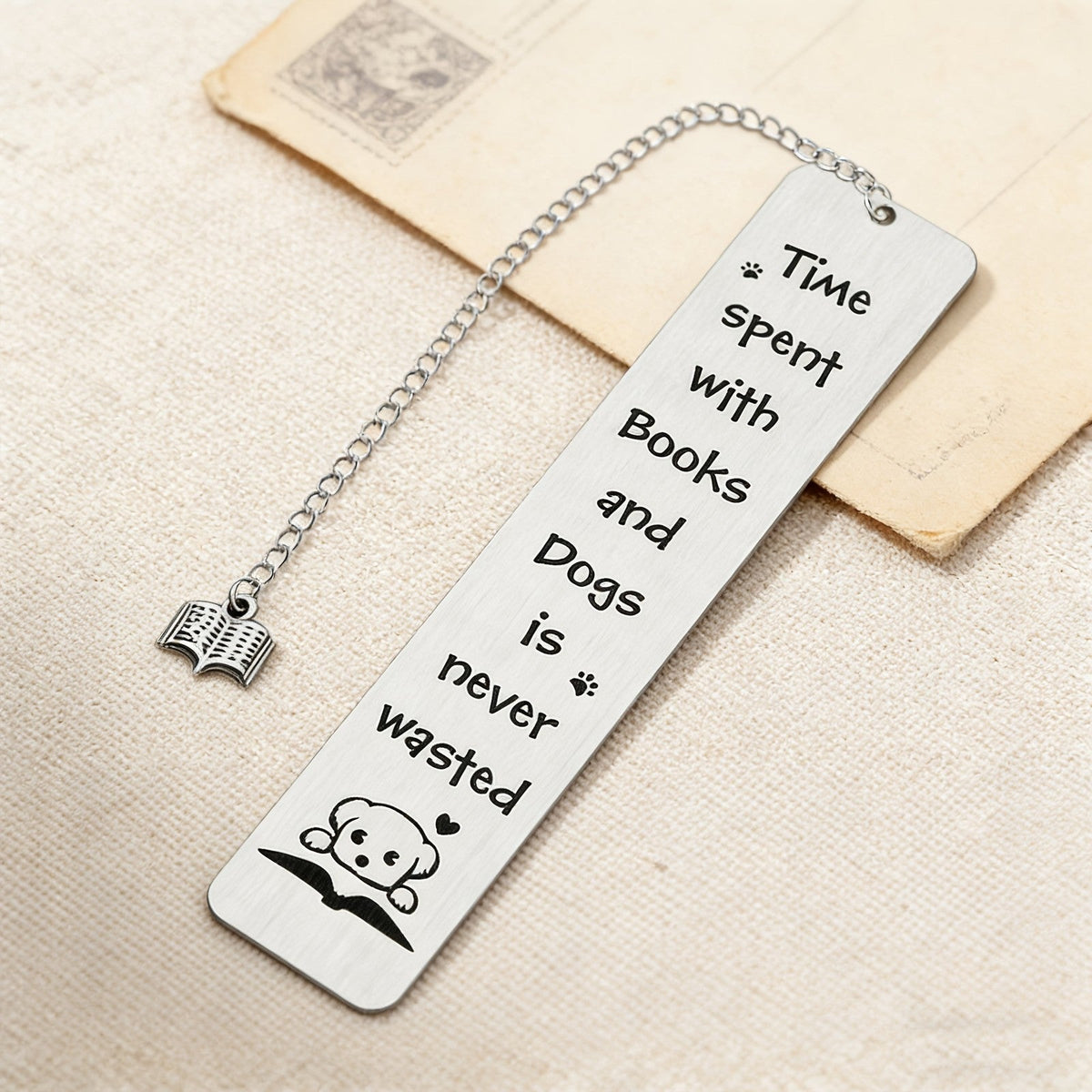 Books and Dogs Bookmark