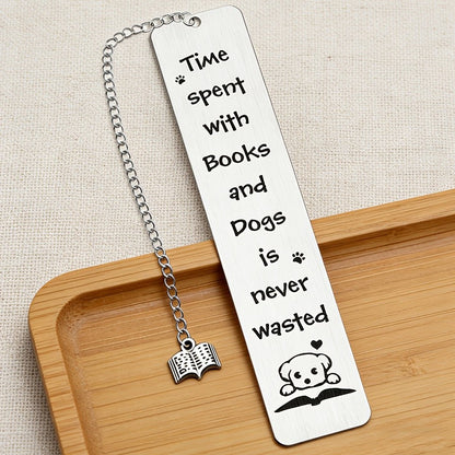 Books and Dogs Bookmark