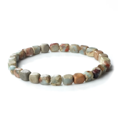 Marbled Turquoise Stone Bracelet