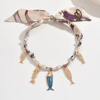 Ocean Charm Layered Necklace Set