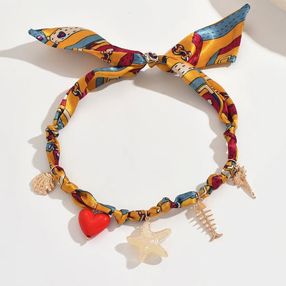 Ocean Charm Layered Necklace Set