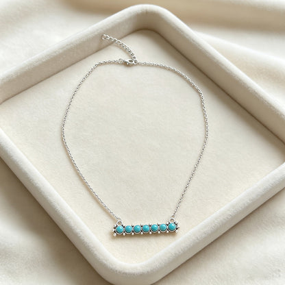 Turquoise Bar Necklace
