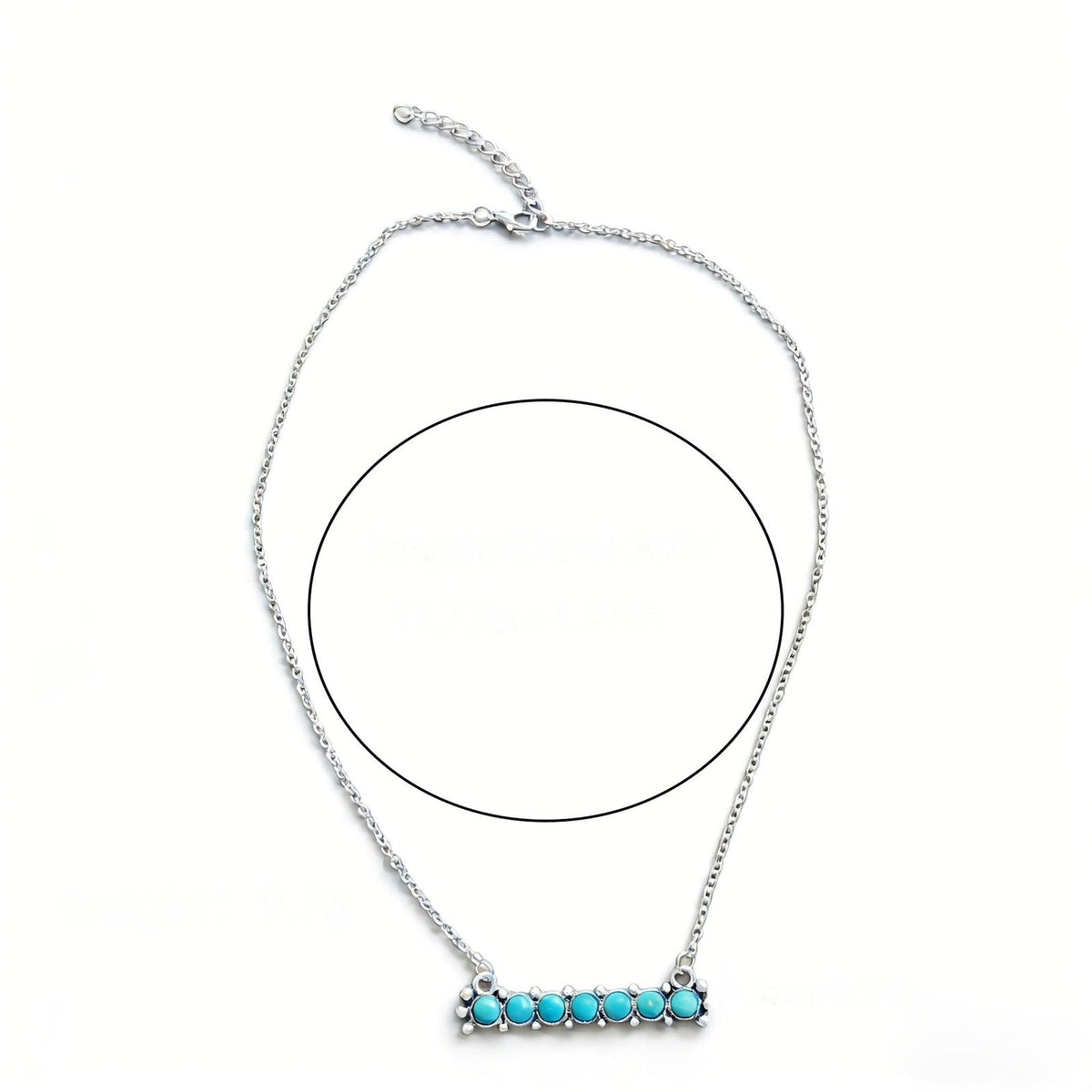 Turquoise Bar Necklace