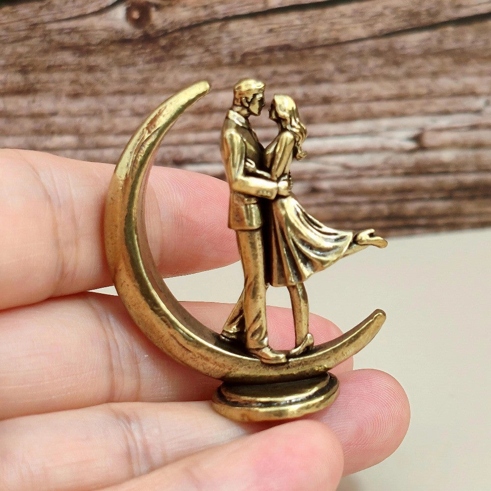 Crescent Moon Couple Figurine