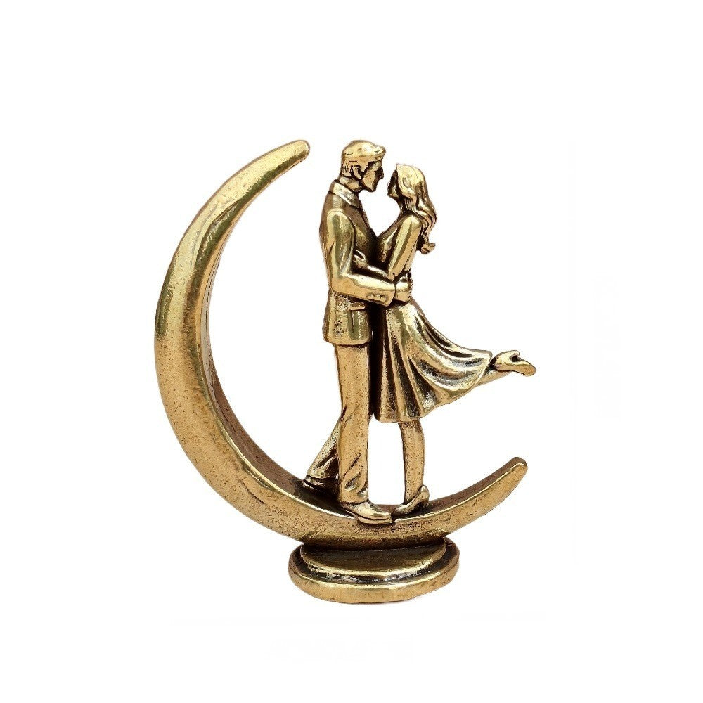 Crescent Moon Couple Figurine