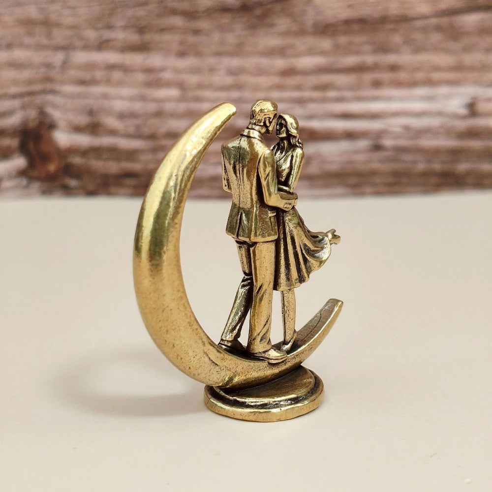 Crescent Moon Couple Figurine