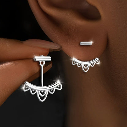 Scallop Drop Earrings