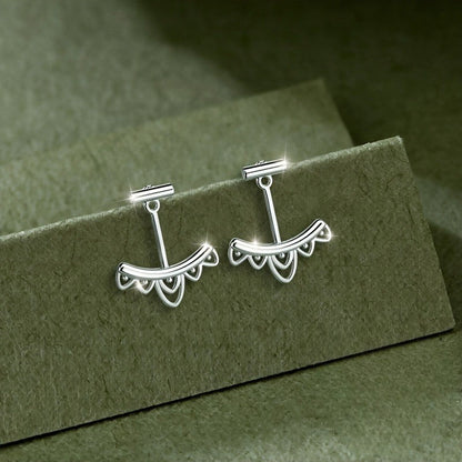 Scallop Drop Earrings