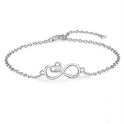 Heart Infinity Anklet