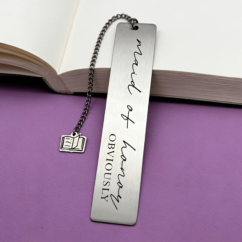 Maid of Honor Engraved Bookmark