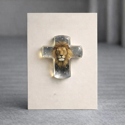 Winter Cardinal Cross Keepsake