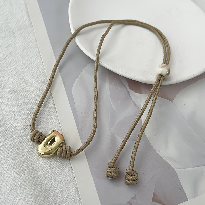 Love Letter Cord Layered Necklace