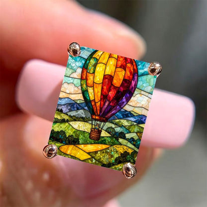 Stained Glass Hot Air Balloon Ring