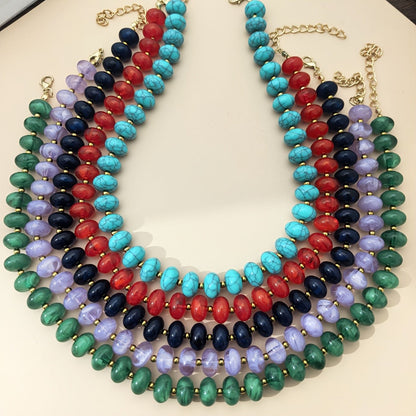 Turquoise Bead Necklace